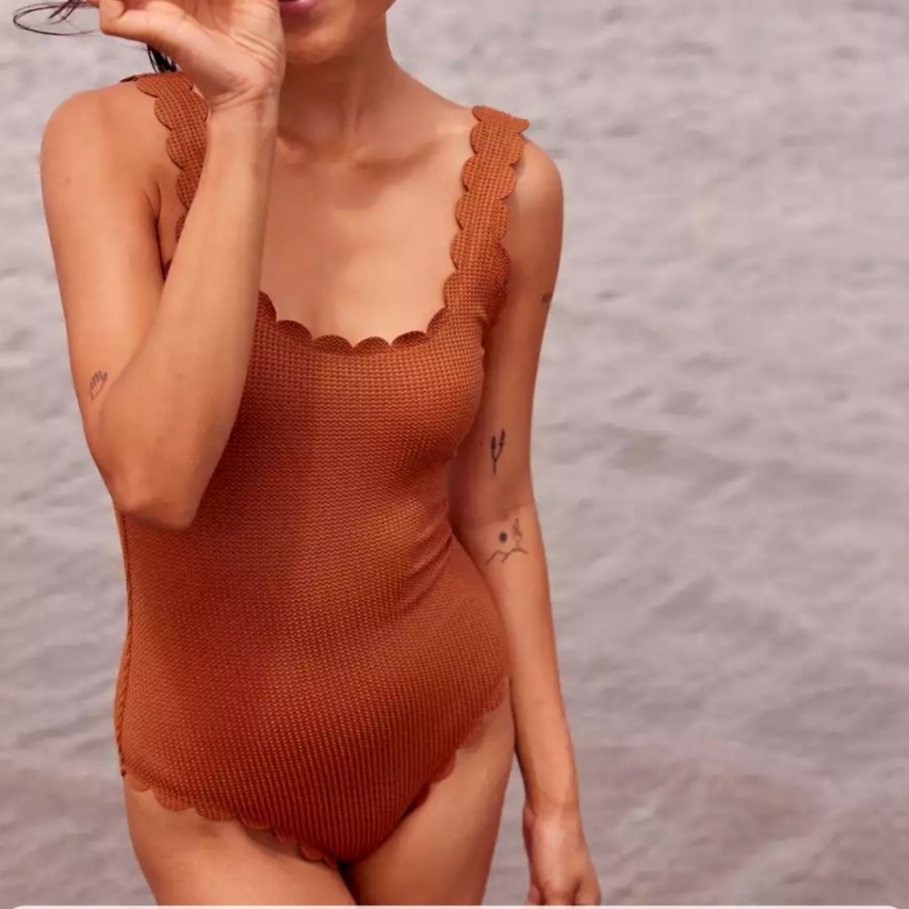 Aerie Waffle Sculpted One Piece Swimsuit